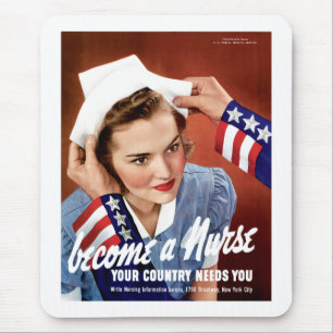 Word verpleegster muismat