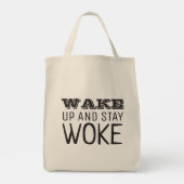 Word wakker en blijf wakker, tas voor leven (Achterkant)