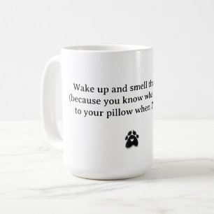 WORD WAKKER EN RUIK DE KAT PEE KAT liefhebbers Koffiemok