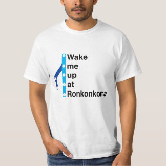 Word wakker op het station Ronkonkoma T-shirt