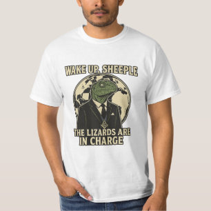 Word Wakker Schapen Koppen Leguaan Heersers Parodi T-shirt