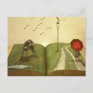 Word Walk - pas me aan! Briefkaart