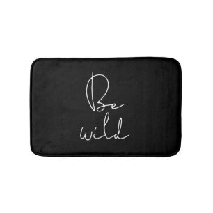 Word wild wit lettertype badmat