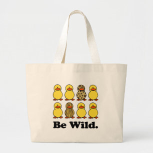 Word Wilde Eucks Grote Tote Bag