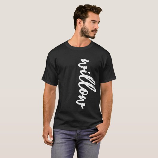 Word Willow van Cool Script | Aangepast T-shirt me (Voorkant volledig)