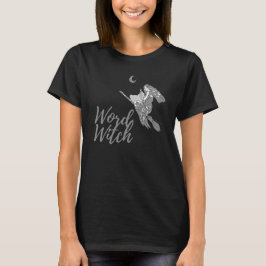 Word Witch T-Shirt - Design 2 (zwart)