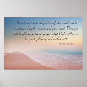 worden omgevormd Romans 12-doorsnede Poster