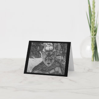 Wordend de Obsidian Vlinder - notecard Kaart