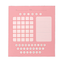 Wordkraatch Pad-laptop - Roze Notitieblok
