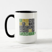 Wordle Family Mug (Gauche)