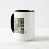 Wordle Family Mug (Devant gauche)