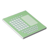 Wordle Scratch Pad Notitieblok - Green (Schuin)