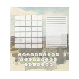 Wordle Scratch Pad Notitieboek - Tivoli Notitieblok