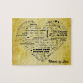 Words of Love Custom Photo puzzle (Horizontal)