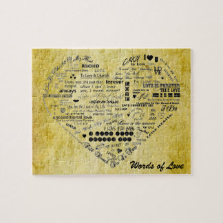 Words of Love Custom Photo puzzle