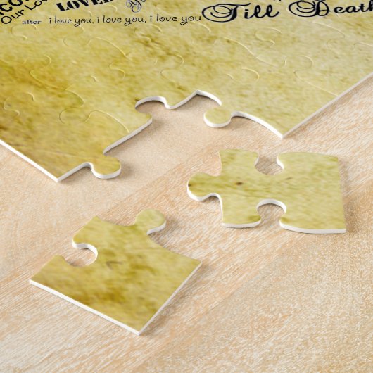 Words of Love Custom Photo puzzle (Côté)