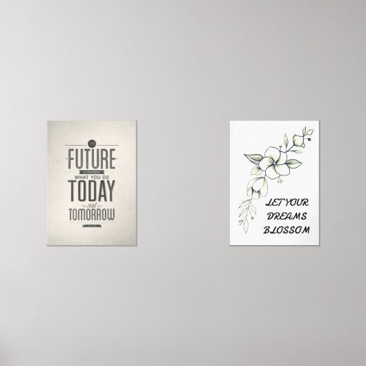 Words to inspire poster muurkunst sets (Voorkant)