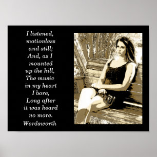 Wordsworth quote — art print