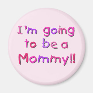Wordt een mama - Roze en Paarse Magneet