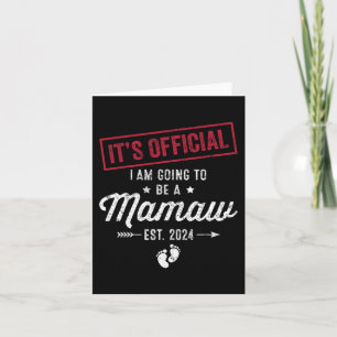 Wordt een Mamaw eerste Moederdag nieuwe mama Kaart