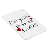 Wordt een tante Kind Print Tshirts en geschenken Magneet (Rechterzijde)