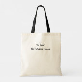"Wordt gezien" Tote Bag (Achterkant)