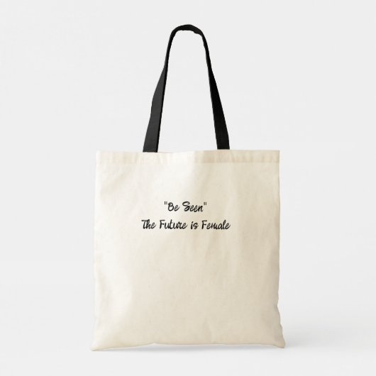 "Wordt gezien" Tote Bag (Achterkant)