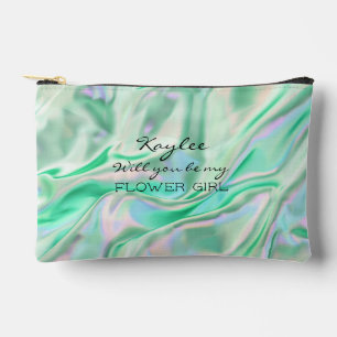 Wordt jij mijn Bloemenmeisje Faux Hologram? Etui