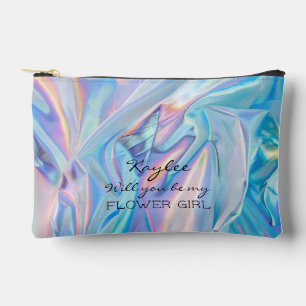 Wordt jij mijn Bloemenmeisje Faux Hologram? Etui