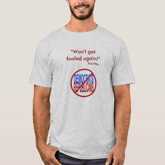 Wordt niet opnieuw opgevoed - Geen gop en geen ged T-shirt