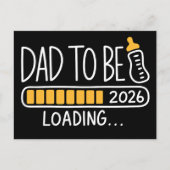 Wordt papa 2026 Bevorderd tot papa Nieuwe vader Aankondigingskaart (Voorkant)