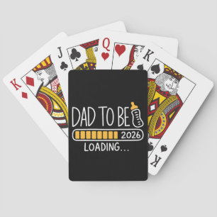 Wordt papa 2026 Bevorderd tot papa Nieuwe vader Pokerkaarten