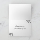 Wordt u mijn bruidsmeisje? aangepaste tekstkaart (Binnen)