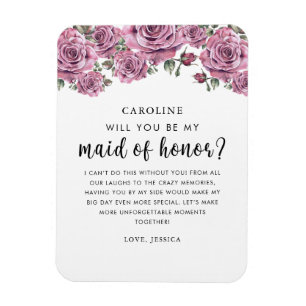 Wordt u mijn voorstel voor de Maid of Honor? Magneet