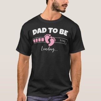 Wordt Vader 2026 Roze Meisje Zwangerschap T-shirt