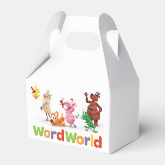 WordWorld-gunstvak Bedankdoosjes