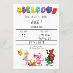 WordWorld Party uitnodigen Kaart