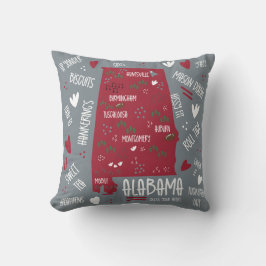 Wordy Alabama Kussen
