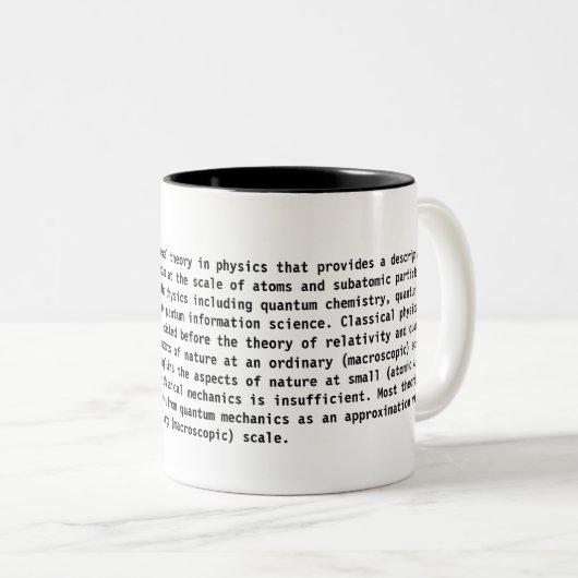 Wordy Coffee Mug (Devant droit)