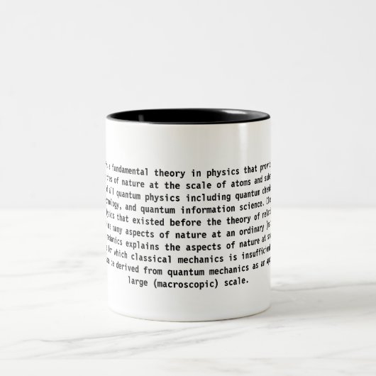 Wordy Coffee Mug (Centre)