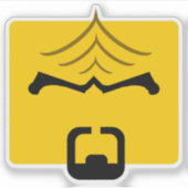 Worf Vinyl Sticker (Devant)