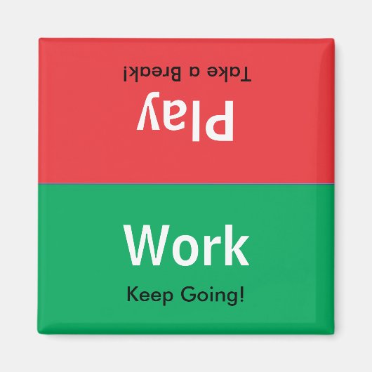 Work | Afspelen Magneet (Voorkant)