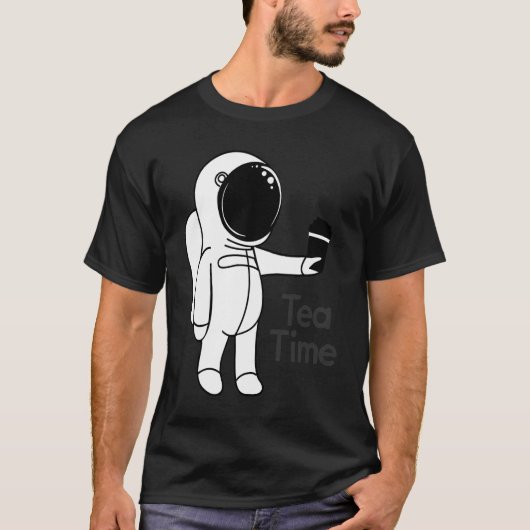 Work and life balance Love Tea time Fun T-shirt (Voorkant)