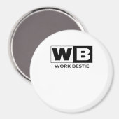 Work Bestie Classic Magneet (Voorkant / Achterkant)