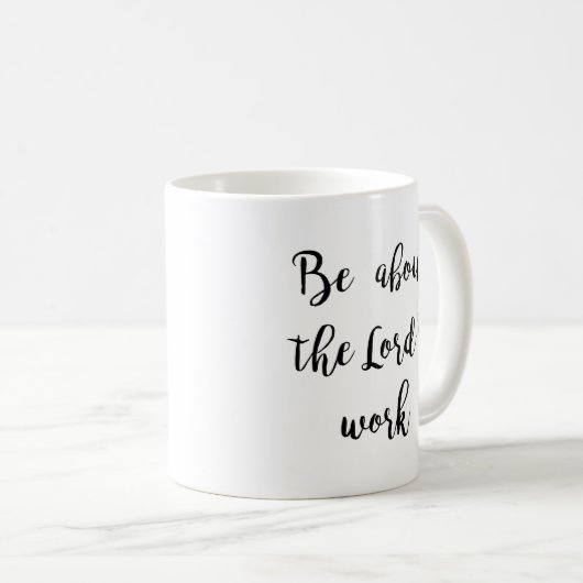 Work du seigneur - tasse (Devant droit)