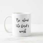 Work du seigneur - tasse (Gauche)