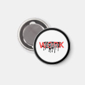 Work Hard Motivational  Magneet (Voorkant / Achterkant)