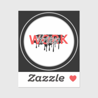 Work Hard Motivational  Sticker