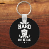 Work Hard Quotes Insration Motivational Saying  Sleutelhanger (Voorkant)