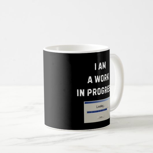 Work In Progress Mug (Devant droit)
